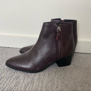 NEVER WORN Topshop Leather Booties